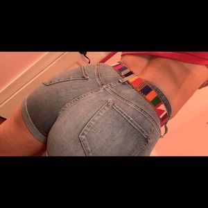 Guatemalan serape belt